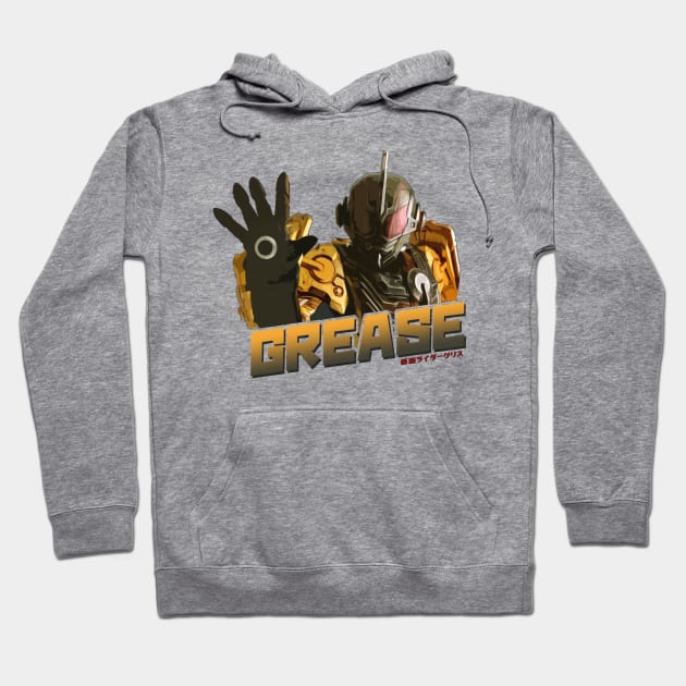 KAMEN RIDER GREASE Hoodie by squallcharlson